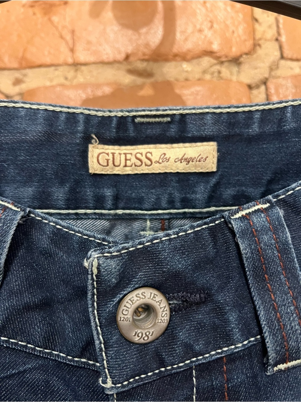 Vintage GUESS Daredevil Dark Wash Low Rise Bootcut Jeans